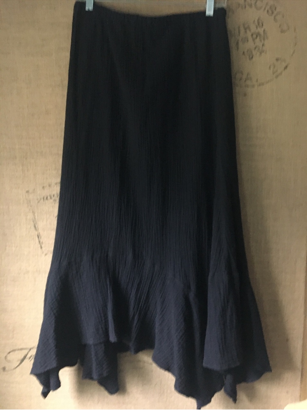 Sundance Black High-Low Flared Skirt